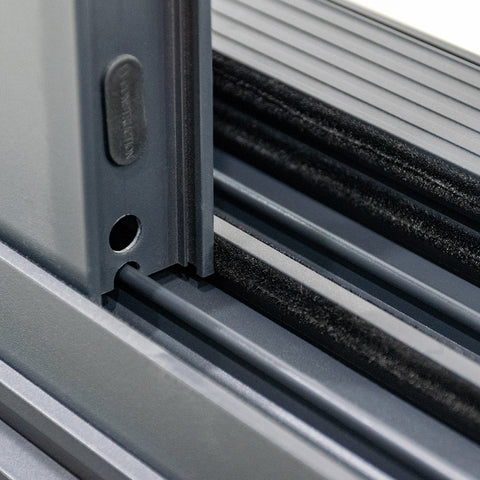 Warren new design tempered soft closing frameless aluminum interior noiseless sliding door Thermal break double large glass slidingdoor