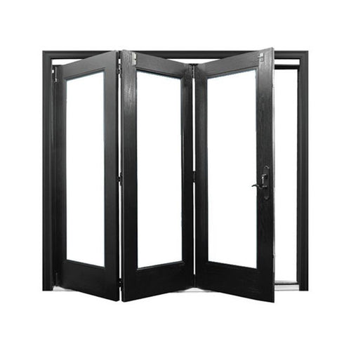Beautiful accordion glass bi fold doors aluminium folding patiodoor with safety glass