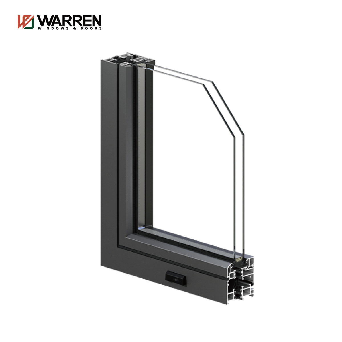 Cheap Factory Price Slim Line Aluminium News Model Double Glazing Tilt Turn Window