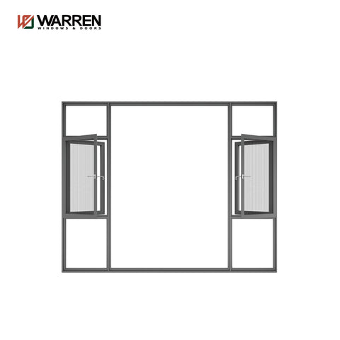 New Model Customized Soundproof Waterproof Aluminum Window Screen Window Frame Aluminum Windows