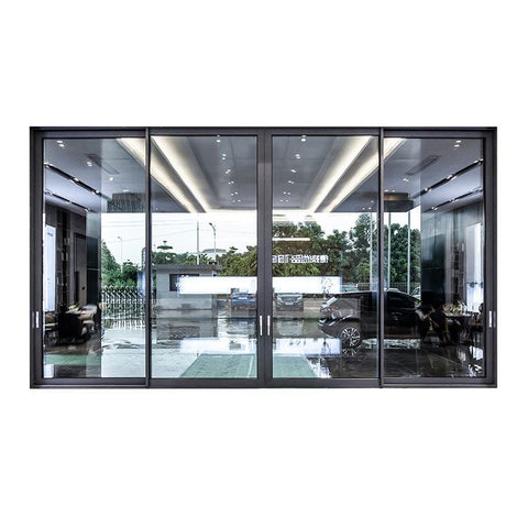 Warren Sound Proof Thermal Break Double Glazed Glass Aluminum Sliding Door for House Patio