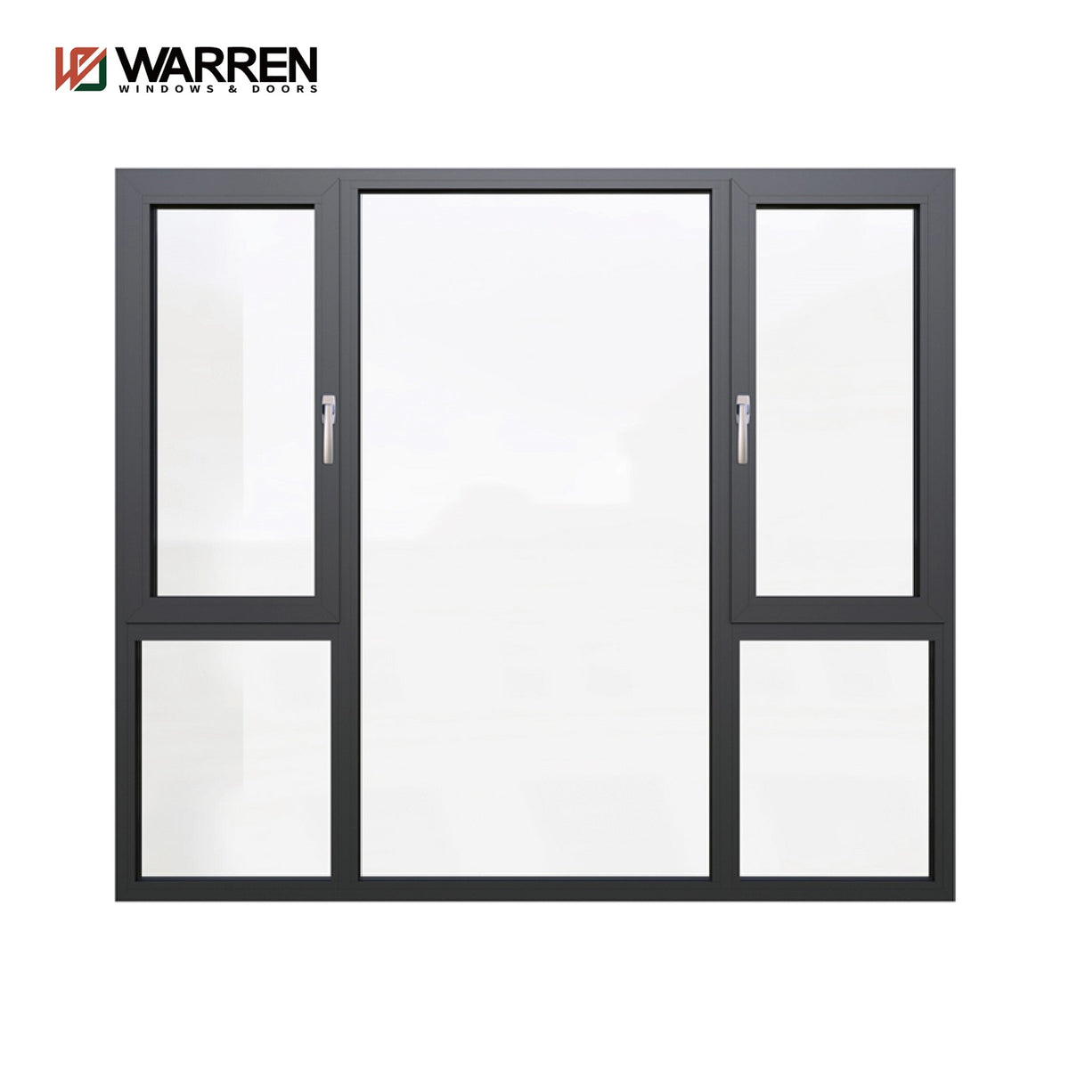 New Product Aluminium Window Casement Window Supplier Fresh Air System Hurricane Impact Windows