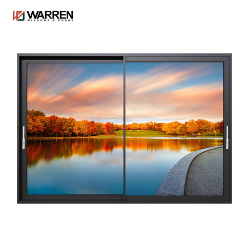 Warren Australian standard Luxury Low-E aluminum sliding glass door slider tempered glass sliding doors for villa