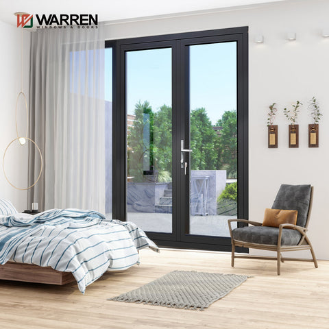 New Model Double Glass Aluminium Casement Doors For House Swing Doors And Hinged Door