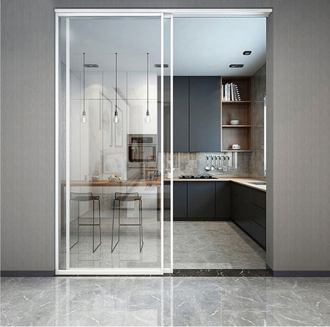 Warren decorated black large thermal break aluminum patio glass patiodoors frame multiple panel hurricane wholesale