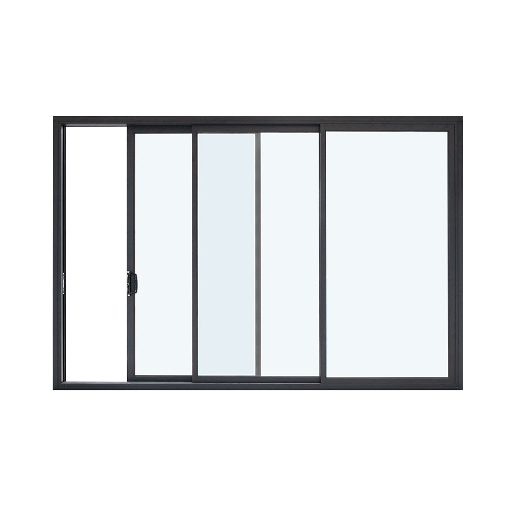 Warren new design tempered soft closing frameless aluminum interior noiseless sliding door Thermal break double large glass slidingdoor