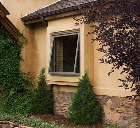 Warren California Modern Standard Size Custom Swing Bathroom villa home manual aluminum awning window