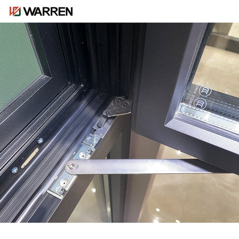 Warren Aluminum Slim-line Window System minimized borders for a Maximized View Double Tempered Casement Glass Windows