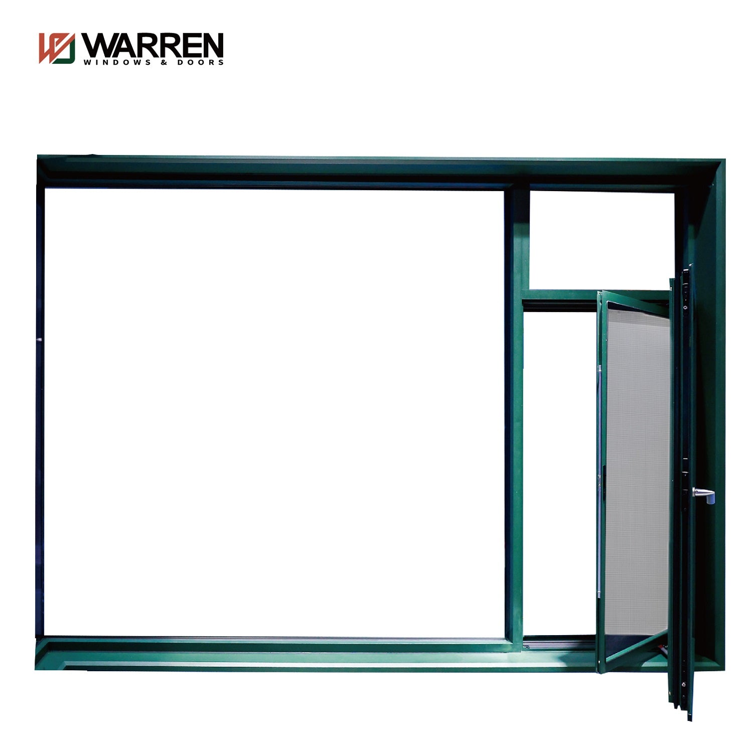 Hurricane Impact Aluminium Window Frame Glass Triple Glass Cheap Price Tilt Turn Windows