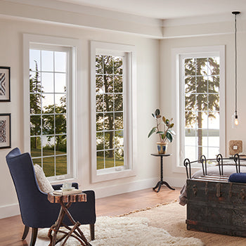 Warren Wholesale American House Solid Wood Low E Window Grill Design Swing Out Casement Window