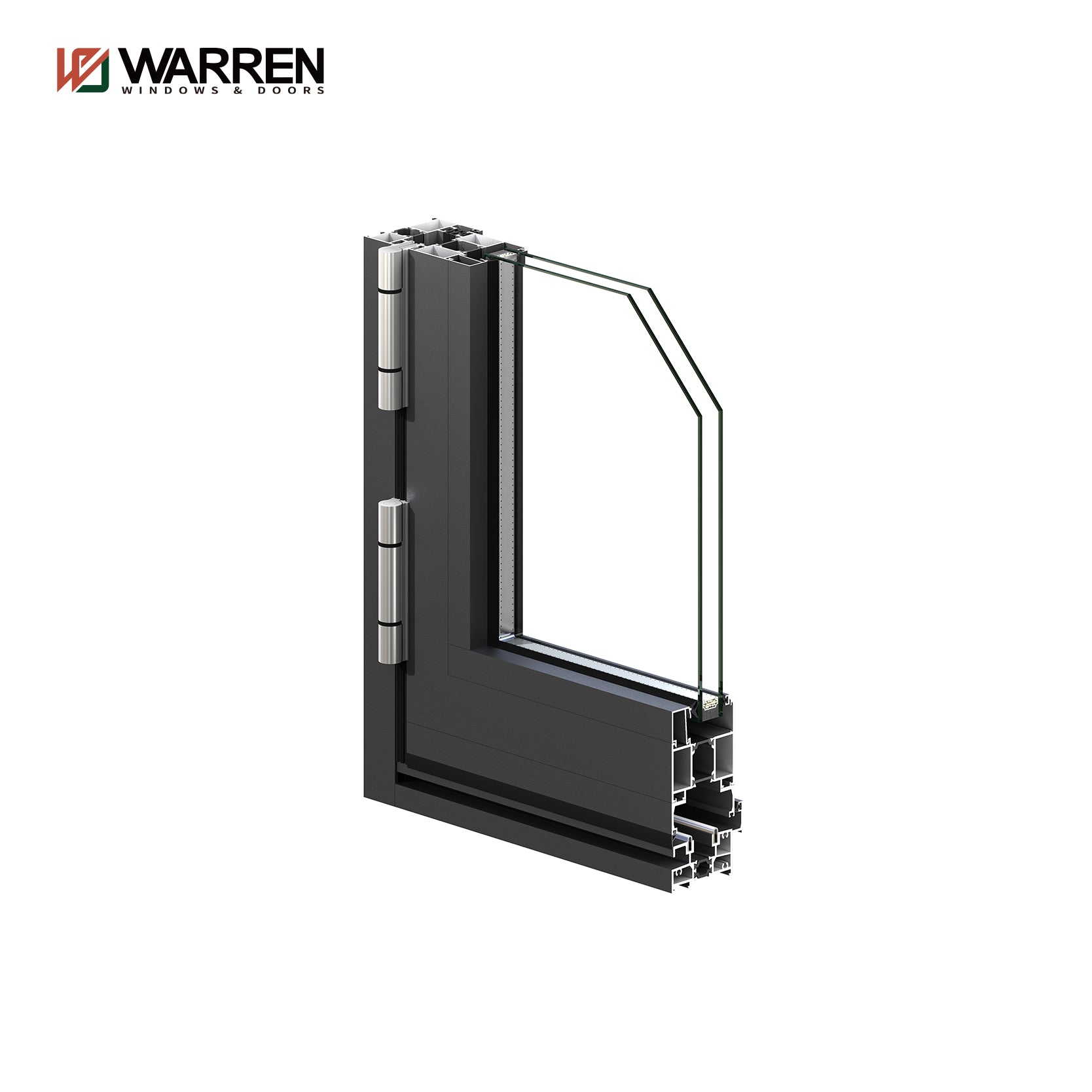 Latest Style Standards Frameless Glazed Bi Folding Door Soundproof System Movable Fold Door