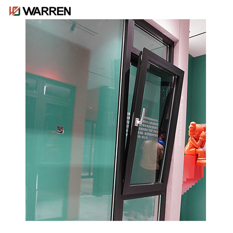 Warren Aluminum Slim-line Window System minimized borders for a Maximized View Double Tempered Casement Glass Windows