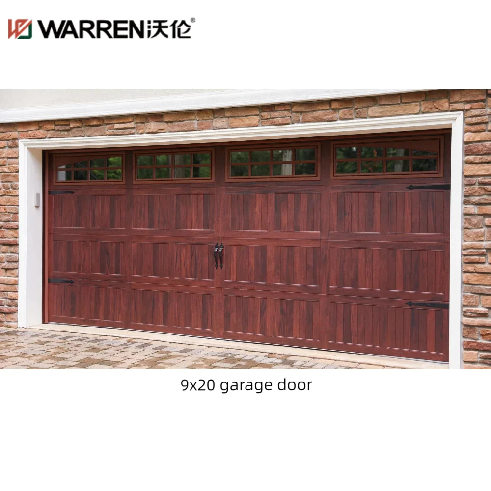 Warren 9x20 Garage Door Modern Black Glass Garage Door 5 Panel Garage Door Insulation