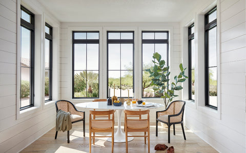 Warren San Francisco wood color windows aluminum double glazed french casement window