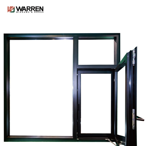 Custom Made Manual Type Tilting Folding Window Screen Tilt Turn Window Aluminium Window