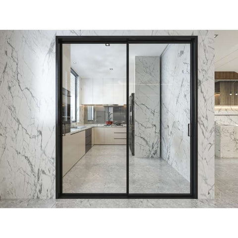 Warren decorated black large thermal break aluminum patio glass patiodoors frame multiple panel hurricane wholesale