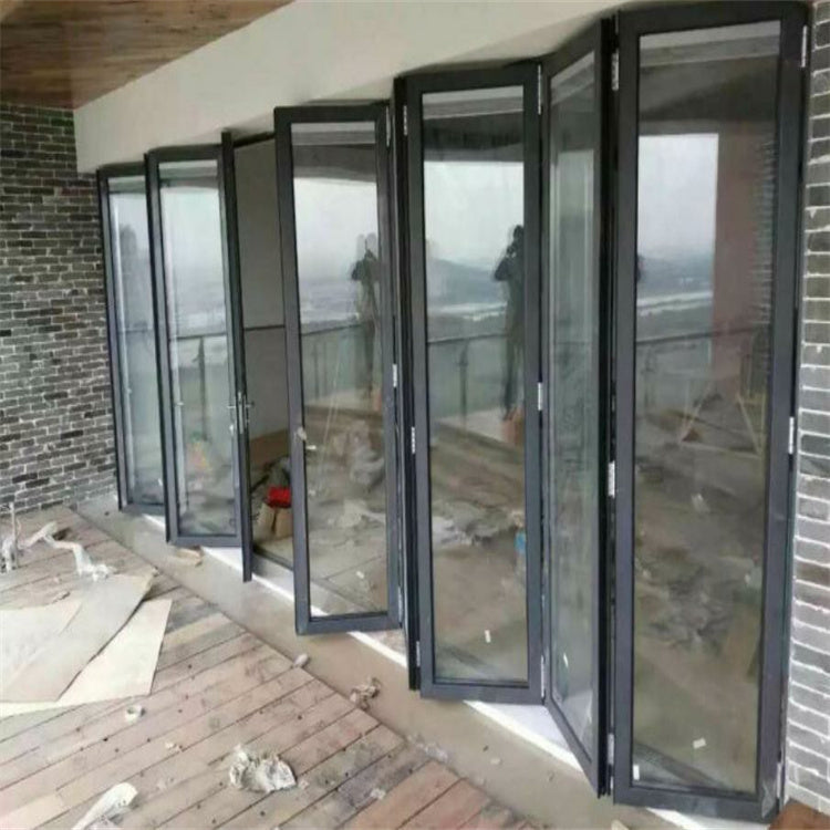 Warren Sliding door folding customized Bifolding aluminum door broken