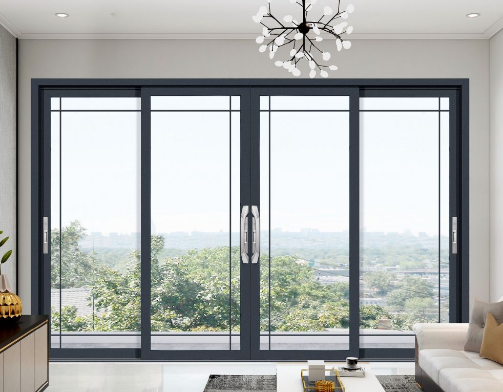 Warren Thermal break aluminum doors aluminium sliding doors interior e