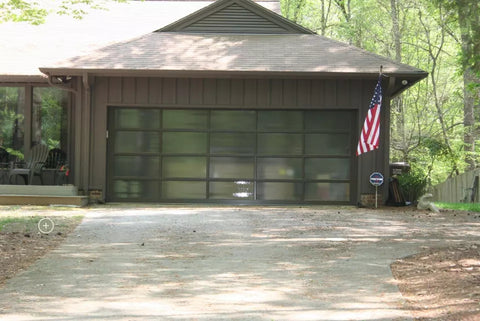Warren 7x14 garage door Modern Garage Interior Doors Modern Industrial Automatic Door With Tempered Frosted Glass