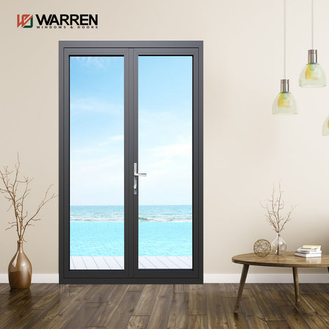 Aluminium Glass Casement Doors Thermal Break French Door Patio French Door For House