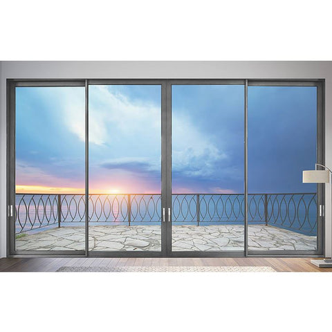 Warren Decoration Aluminum Door Connected Lift Sliding Internal Door Luxury Design