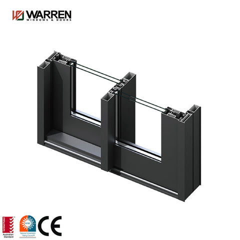 Warren 120x80 patio door shower glass hardware slide door fitting